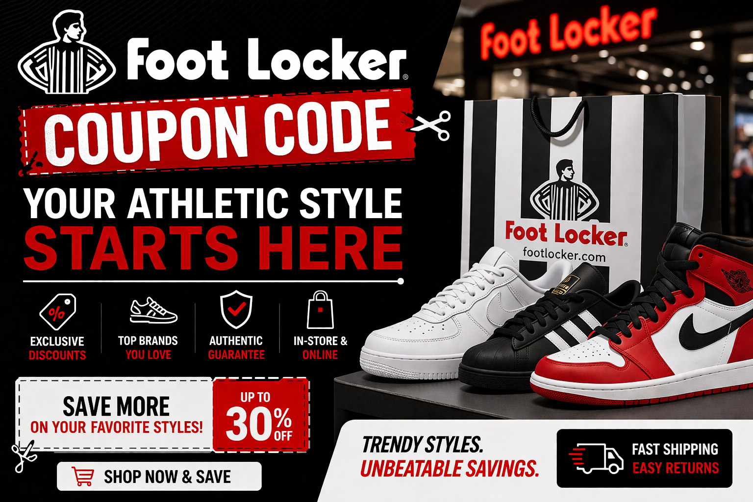 Foot Locker Coupon Code