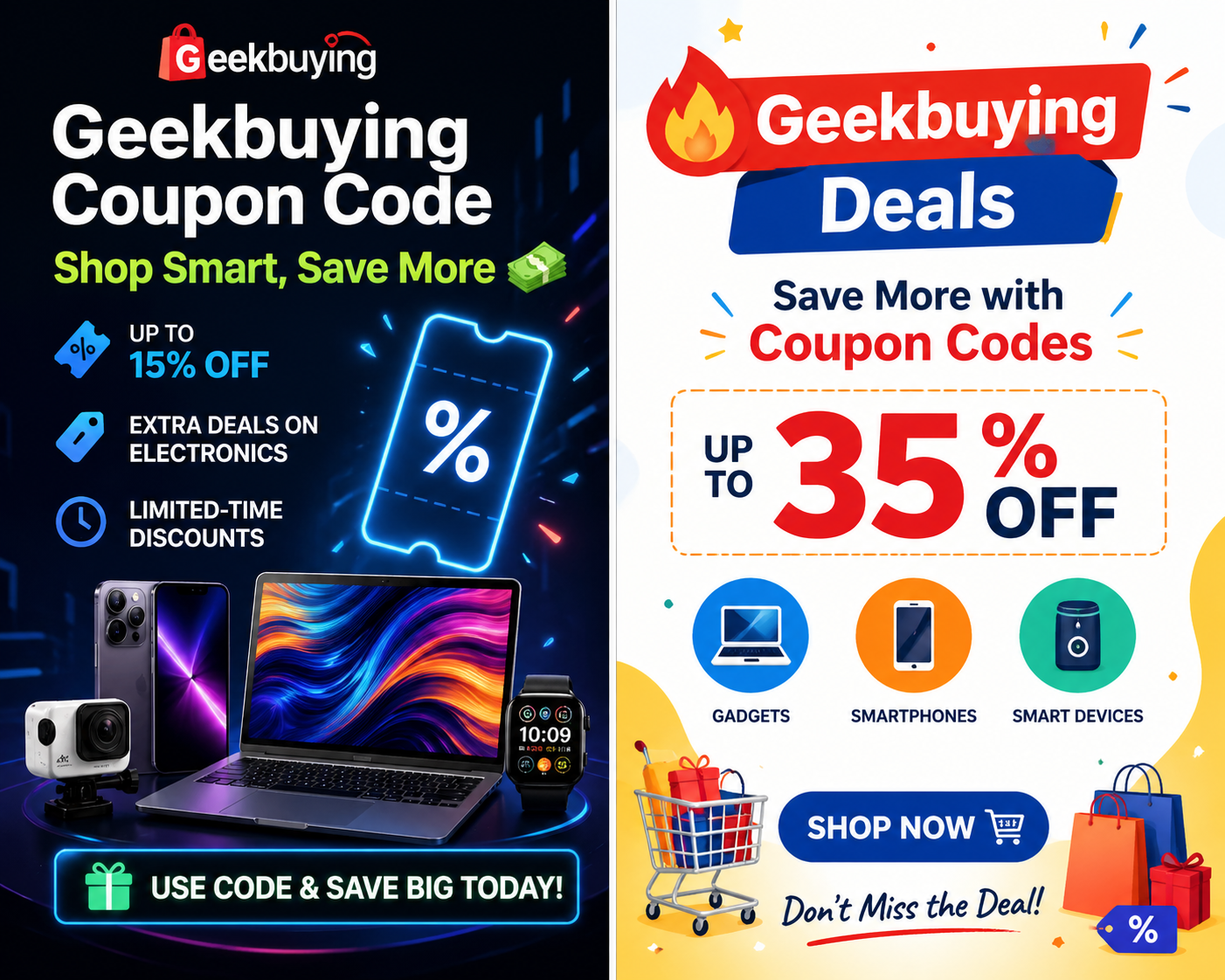 Geekbuying Coupon Code Shop Smart, Save More