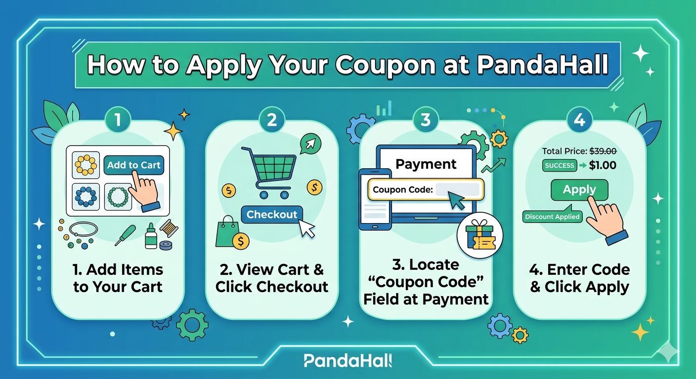 How to Use Your PandaHall Coupon Code?