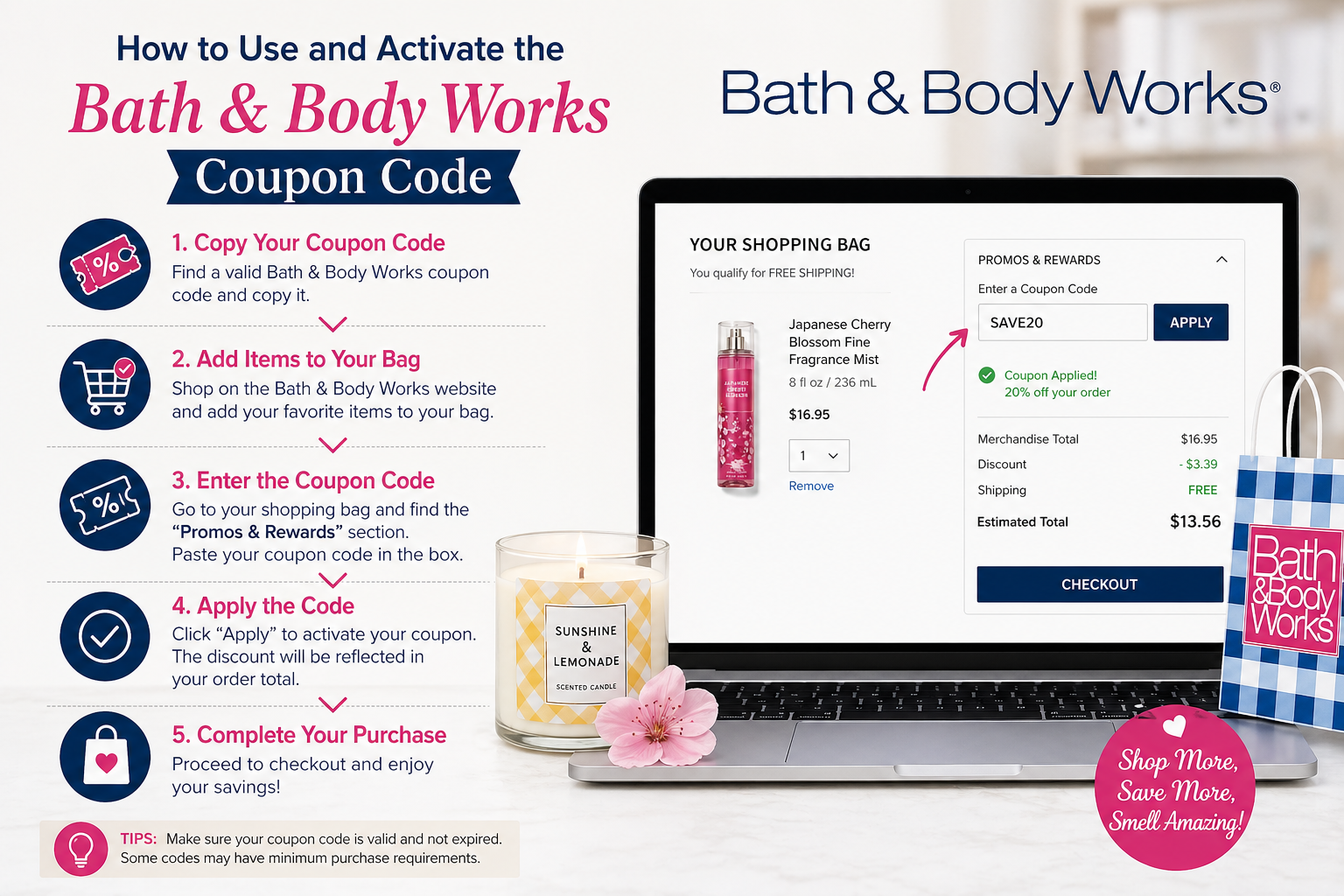 Official Ways to Get Coupons from Bath & Body Works