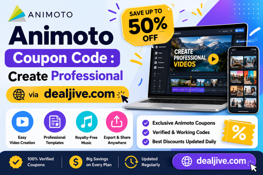 Animoto Coupon Code1