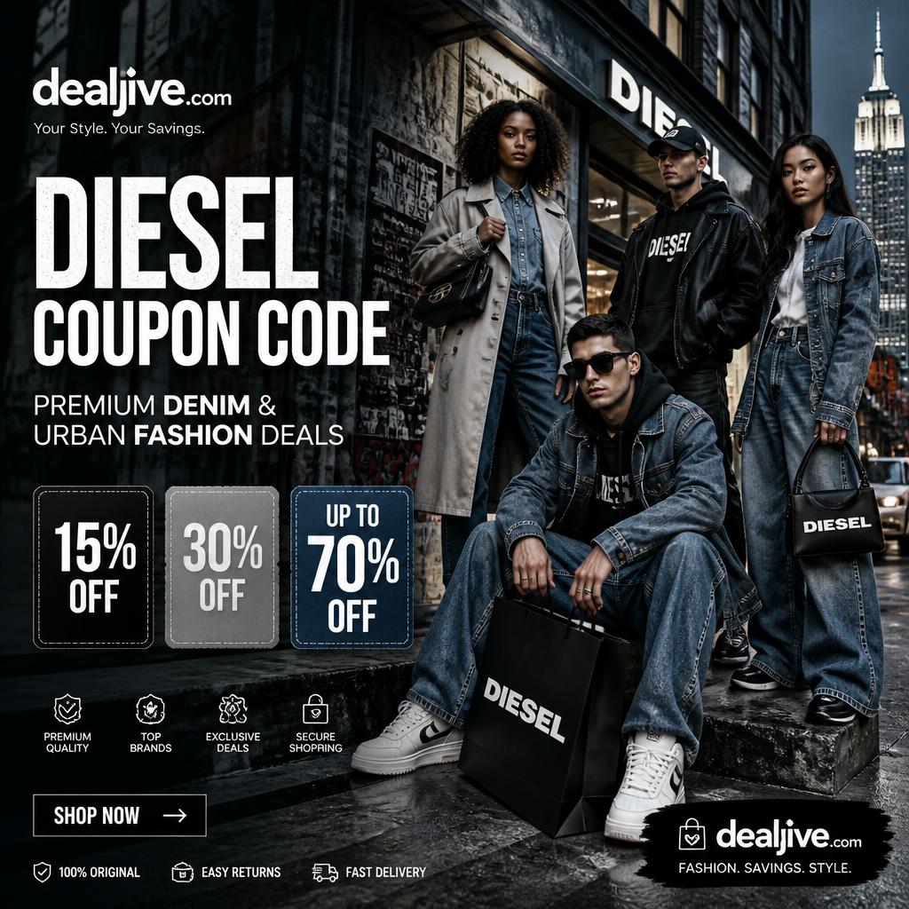 Exclusive Diesel Coupons for Modern Street Style Fashion