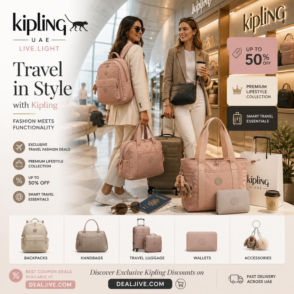 Exclusive Kipling UAE Offers Up To 50% OFF