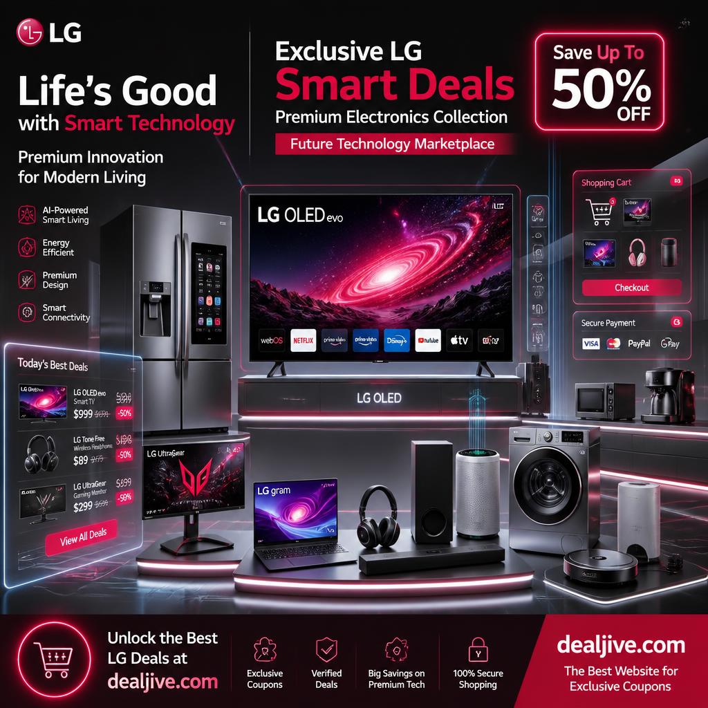 Exclusive LG Coupons & Electronics Deals