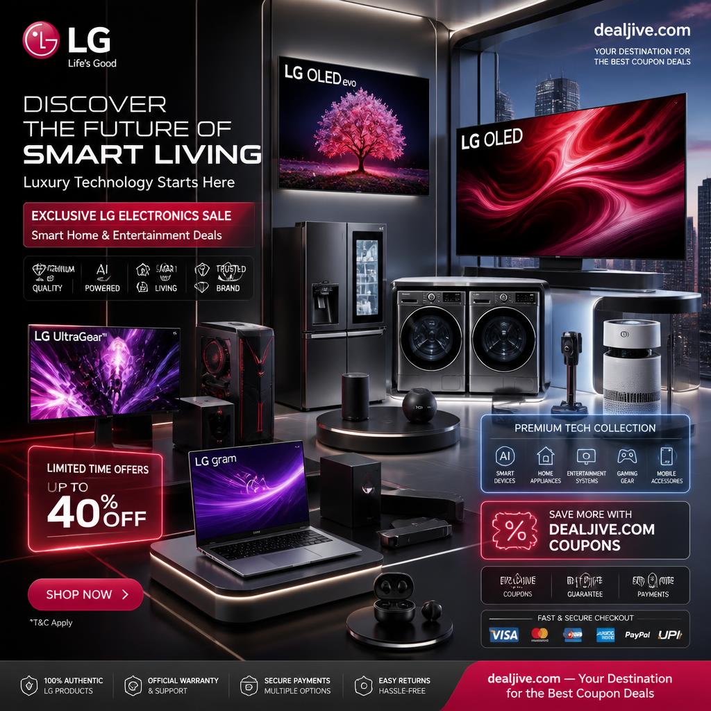 Exclusive LG Coupons & Electronics Deals