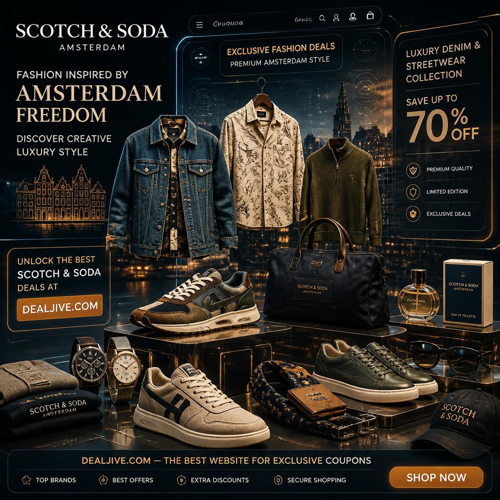 Exclusive Scotch & Soda Deals at dealjive