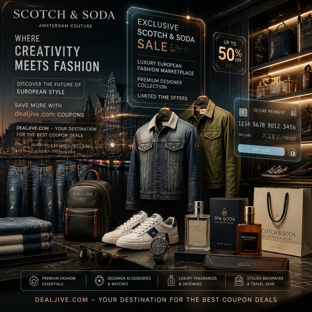 Exclusive Scotch & Soda Deals at dealjive