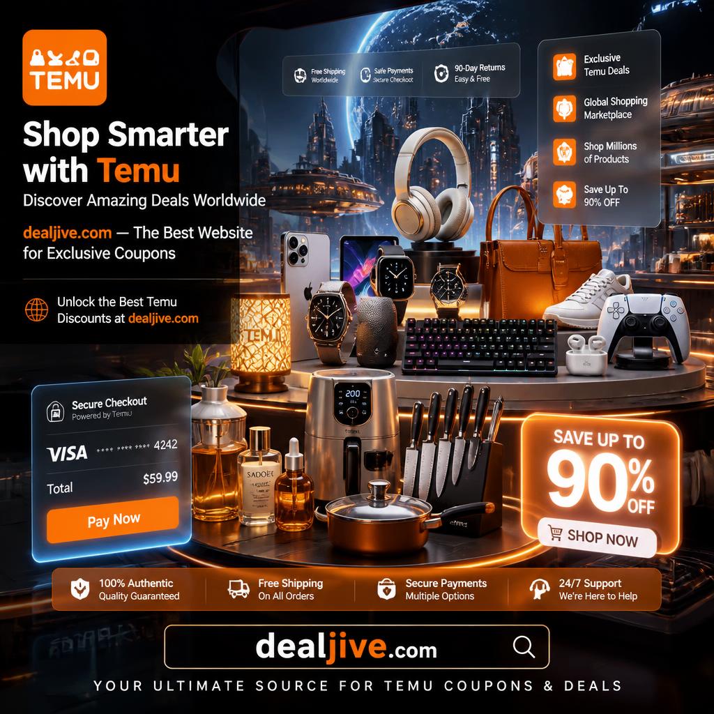 Exclusive Temu Deals at dealjive