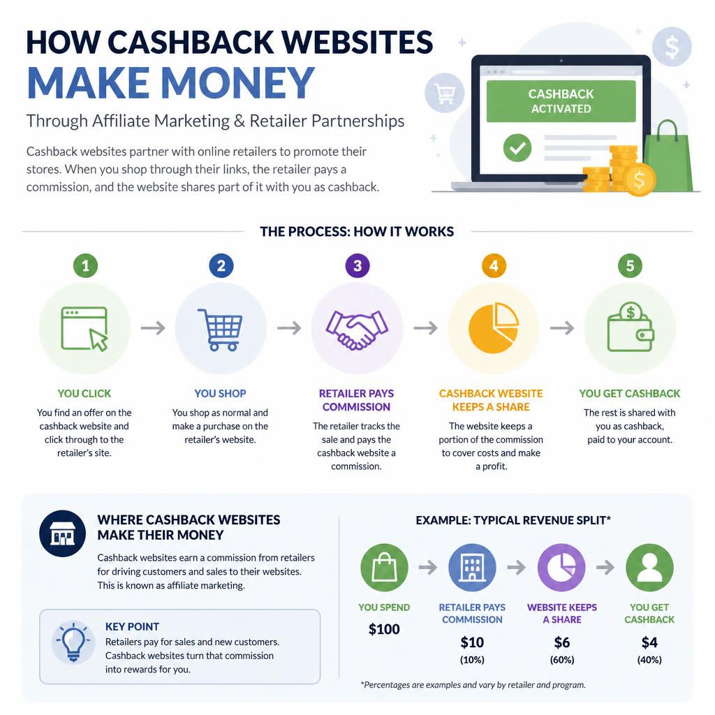 How Cashback Websites Make Money Explained