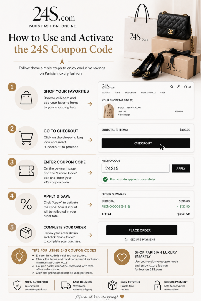 How to Use and Activate the 24S Coupon Code