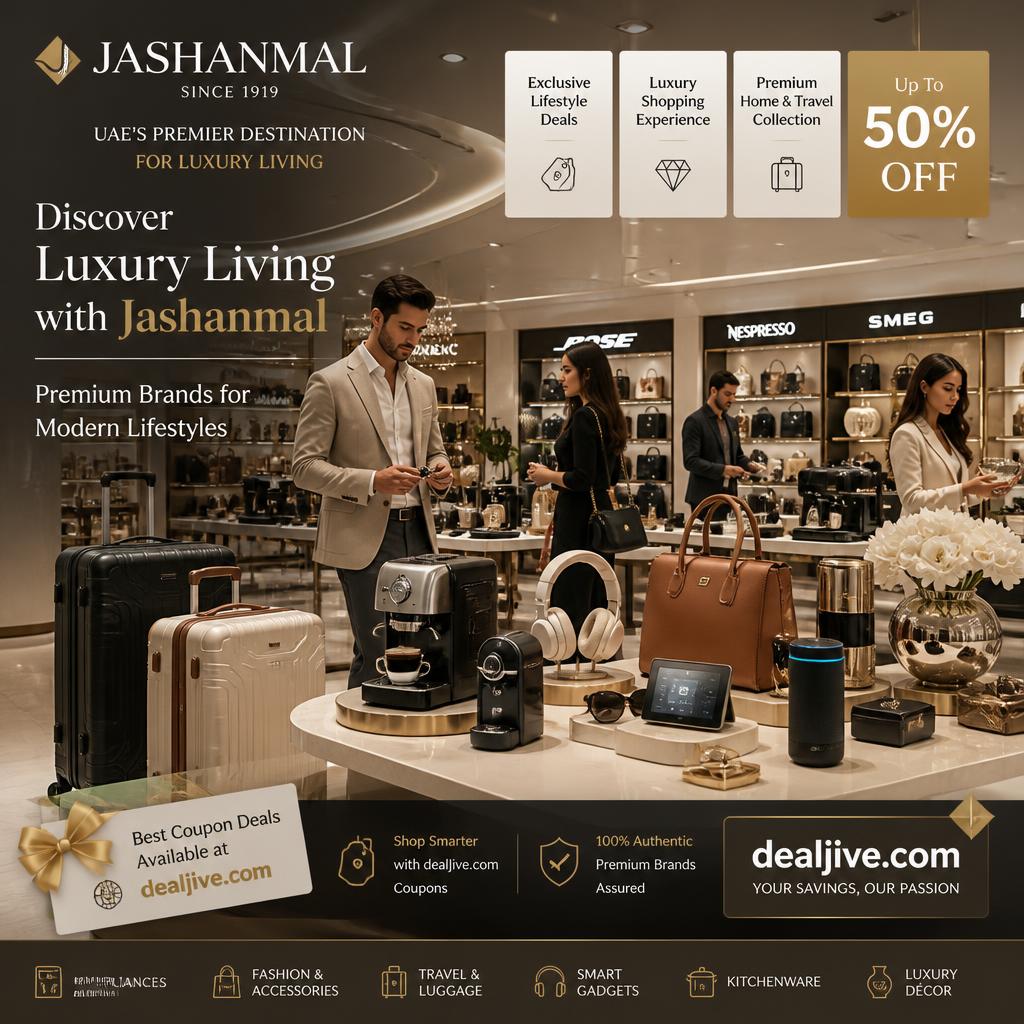 Jashanmal Coupons & Promo Codes on dealjive
