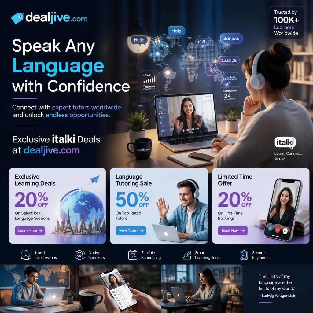 italki Sale & Promo Codes: Speak New Languages with Confidence