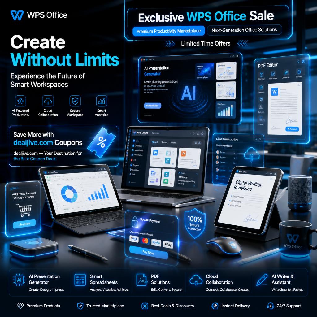 WPS Coupons and Exclusive Discounts via dealjive