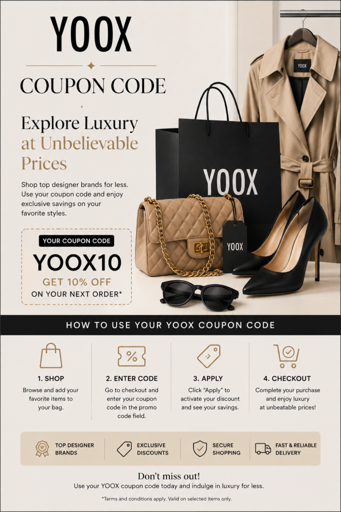 How to Use and Activate the YOOX Coupon Code