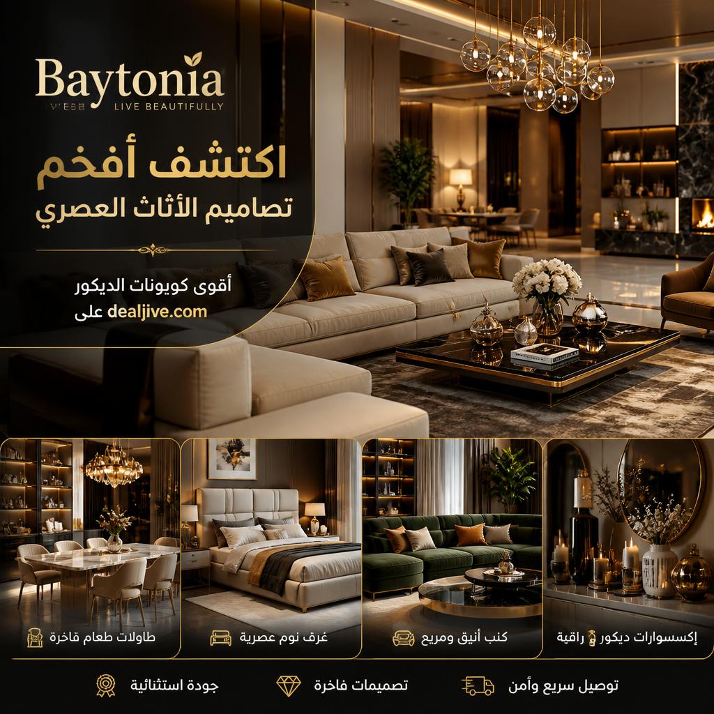 عروض Baytonia للأثاث والديكور