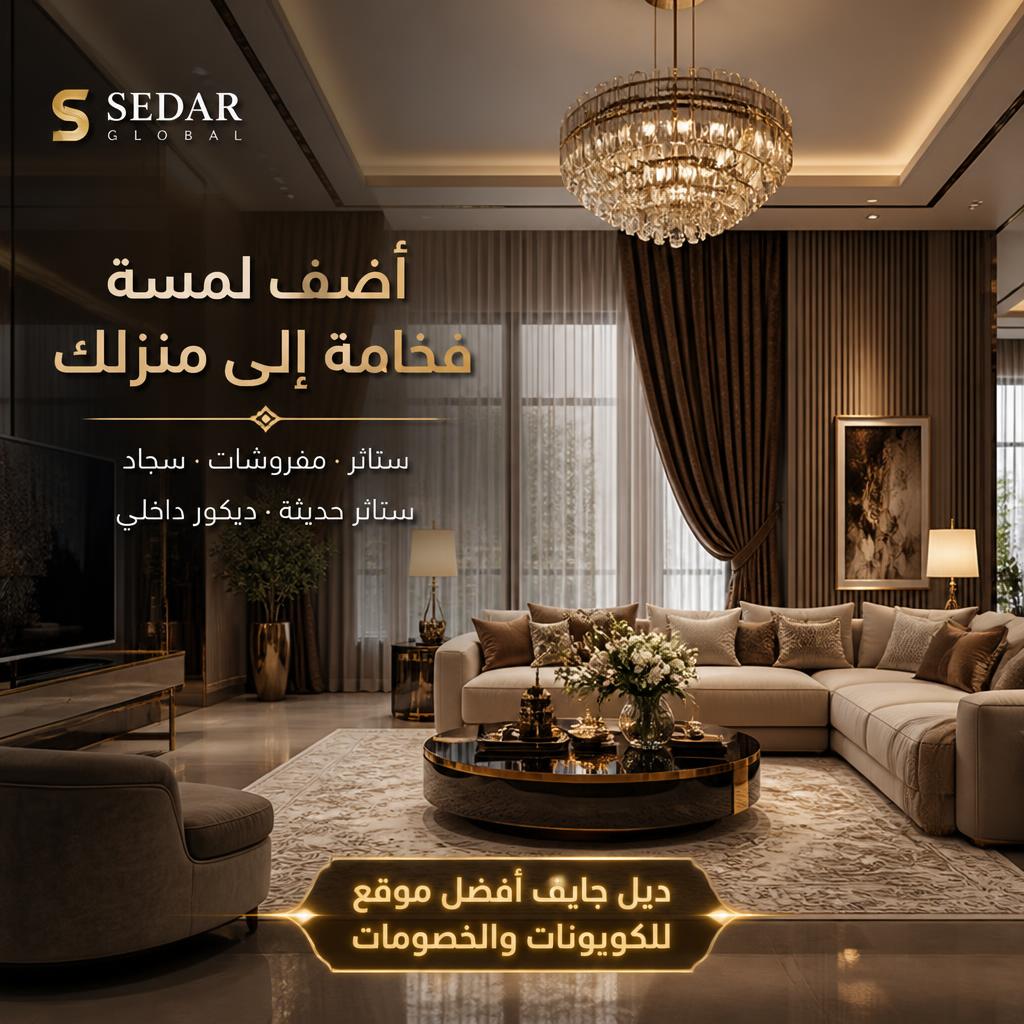 عروض Sedar Global للديكور والمفروشات