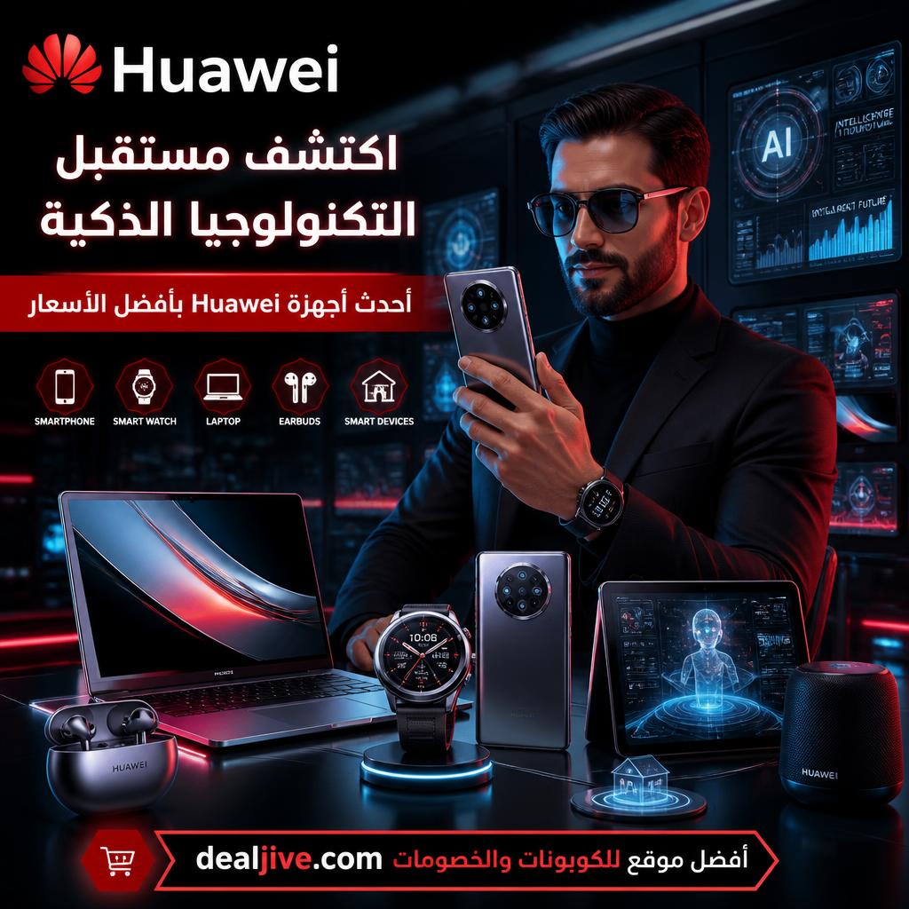 فر أكثر مع كوبونات Huawei