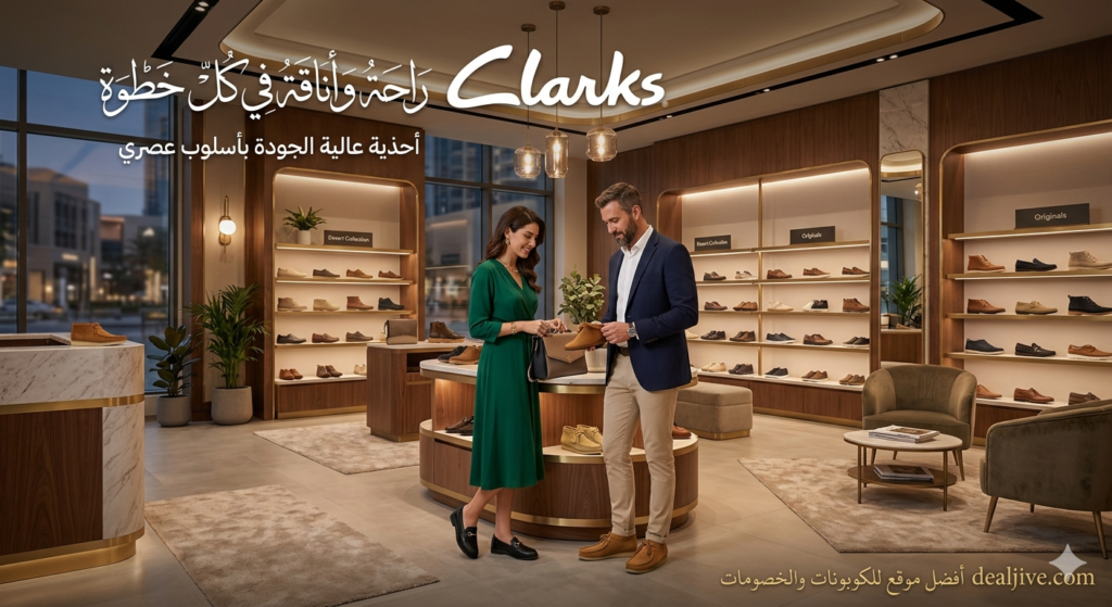أقوى كوبونات Clarks للراحة والأناقة اليومية