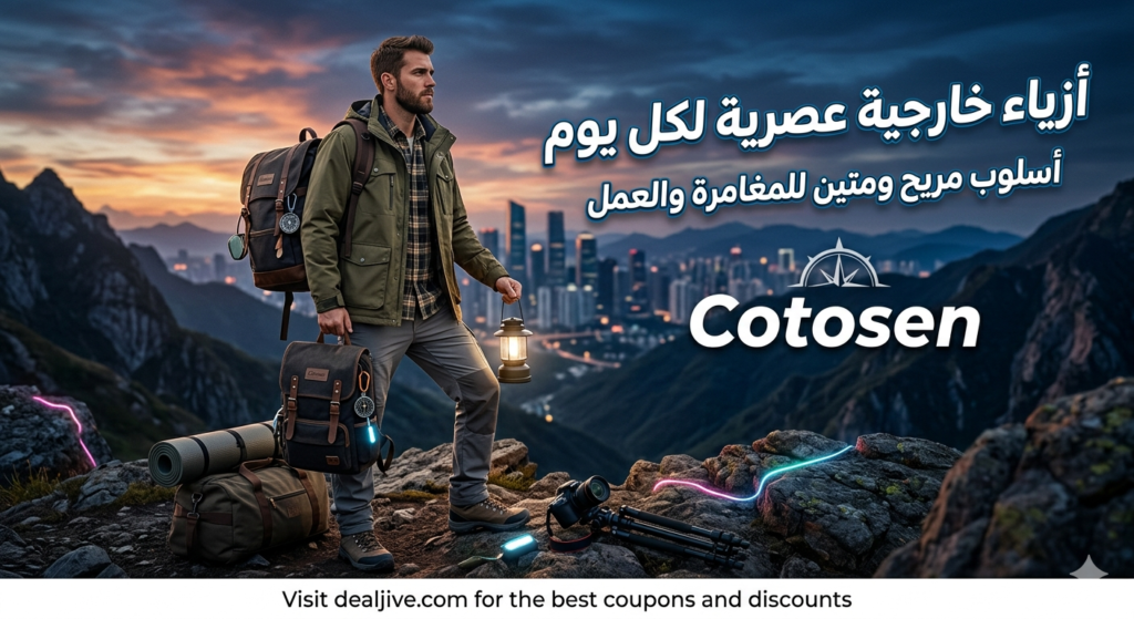 كوبونات Cotosen للملابس الرجالية والأوتدور