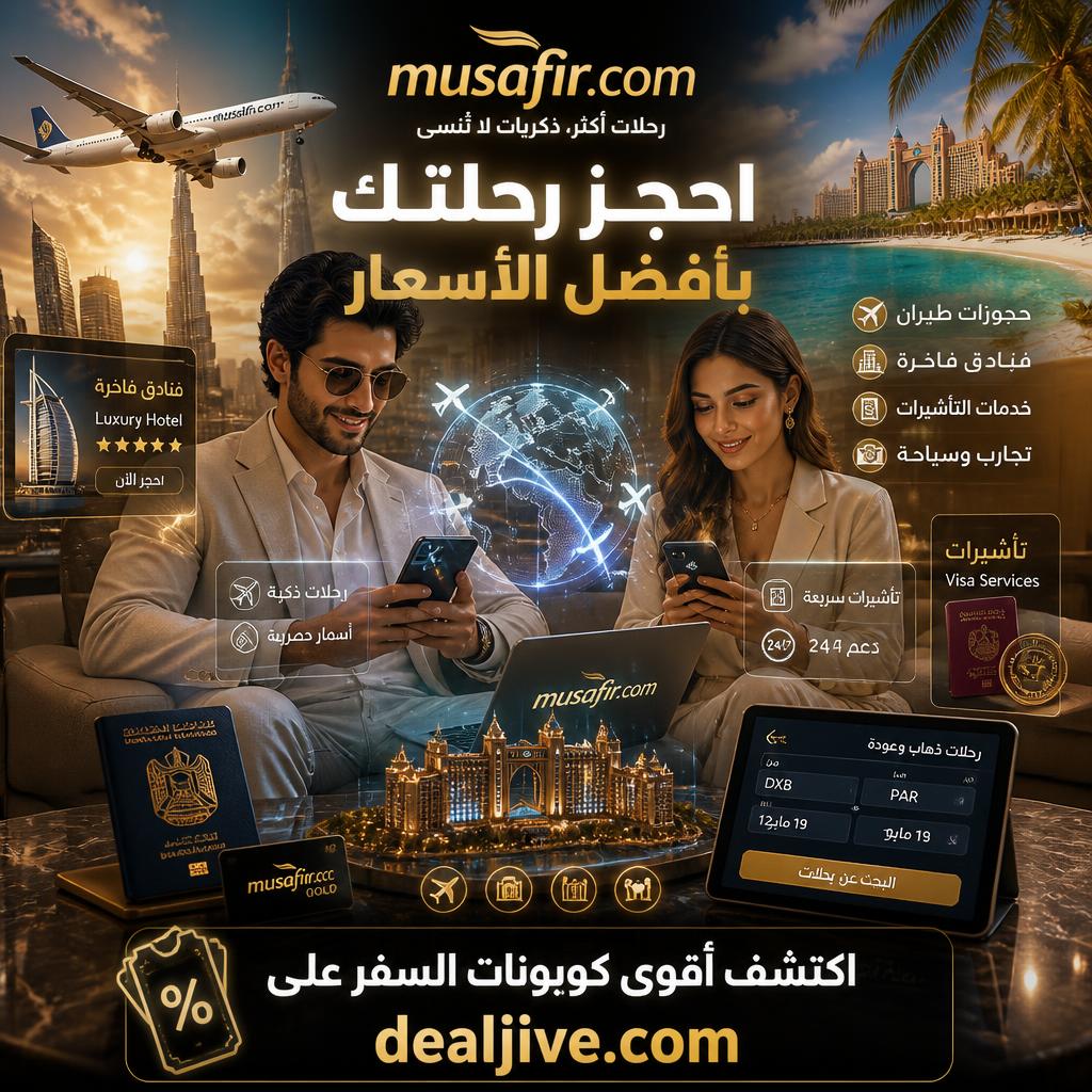 كود خصم Musafir